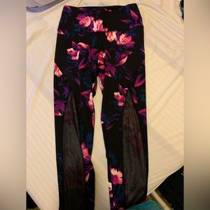 Victoria’s Secret Mesh Floral Leggings